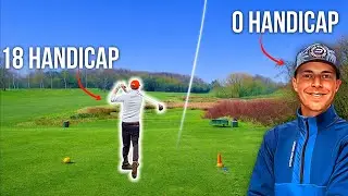 Как выглядит гольф-матч между командами с гандикапом 0 и 18&hellip; [Каждый удар]