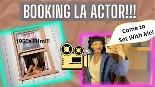 VLOG// Week in My Life As a Successful Booking Actress// Self Tapes, Being on Set of a 1950s film