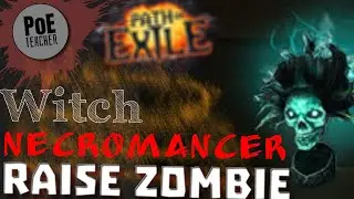 [ Path of Exile - PoE ] Zombie Queen - Raise Zombie Build - Necromancer Witch