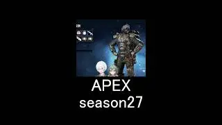 【APEX】 シーズン27  チャンネル登録者数10万人めざしてます！！　ランク　キーマウ勢　#shorts #apexlegends #vtuber 【青山裏葉】