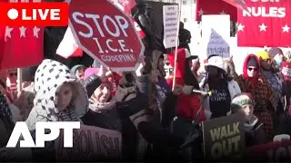 LIVE | DC Workers Protest Trump Policies in First Year | APT