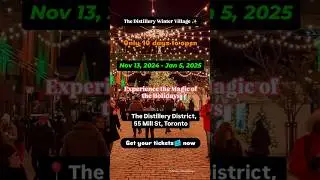 Ready for Christmas #christmas2024 #comingsoon #canada #distillerydistrict #openingsoon #viralnow