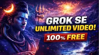 Grok Se Unlimited Video Kaise Banaye | 100% Free AI Video Generator 🔥