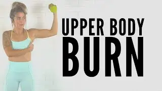 Upper Body BURN! 45 Min Strength Workout for Toned Arms, Back, and Chest!