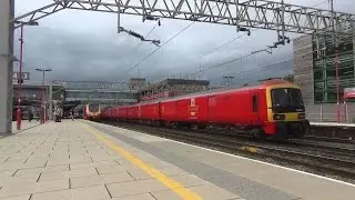 (HD) WCML Passenger and Freight Action at Stafford 4.8.15