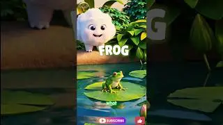 Jumping Frog 🐸 Says Croak! | Learn Animals with Nubo