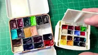Getting 20 watercolors into a Roman Szmal Urban Mini palette