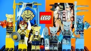 LEGO&reg; Legends of Chima&trade; 70229 Lion Tribe Pack & 70232 Saber-Tooth Tiger Tribe Pack Official