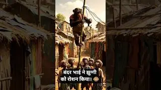 Monkey and Slum👍👍 #shorts #viral#good #electronic #youtubeshorts
