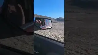 Off road with a GMC in Nevada.