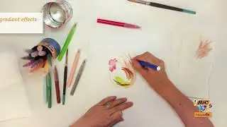 10 Feutres pointe pinceau BIC Kids Visaquarelle 2