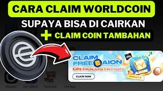 Claim Worldcoin Supaya Berhasil + Claim Coin Gratis Lainya Di Holdstation #wld #worldcoin #airdrop