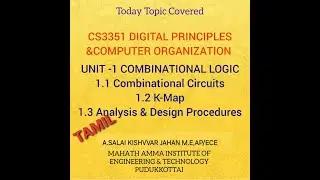 CS3351 DIGITAL PRINCIPLES AND COMPUTER ORGANIZATION
