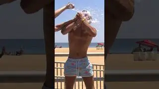 Splashing people with water prank! #prank #shorts #funny #comedy