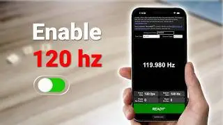 How to Enable the HIDDEN 120 Hz Mode on Your iPhone?