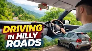 Driving Through Beautiful Hilly Roads 🌄 | Calm Mountain Drive | M-Star Vibes