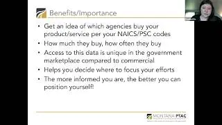 How to search for federal award data and conduct market research