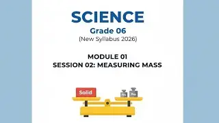 ⚖️ திணிவுகளை அளத்தல் (Measurement of Mass)🧪 |Session 02|✨Grade06|