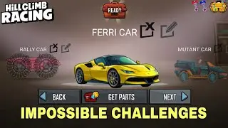 IMPOSSIBLE CHALLENGES IN HILL CLIMB RACING 
