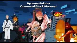 Cursed Energy Intro +Sukuna Moveset Showcase - Mineraft Commands
