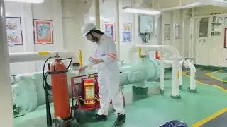Skit by SIMS Btech Cadets   Safety through Mentoring Engine room Safety