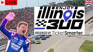 🔴 LIVE - NASCAR ILLINOIS - WWTR - WATCH PARTY [BRITISH LIVE PLAY BY PLAY & REACTION]