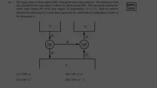 GATE -2019( MECHANICAL )SOLVED QUESTION| THERMODYNAMICS | SOLUTION OF PREVIOUS YEAR GATE QUESTIONS