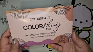 August 2025 Color Play Mid-Century Mod First Impressions 