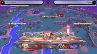 Smash Attack 1 - SSB4 - JohnNumbers vs Gohan