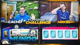 RECORD DEL MUNDO FUT DRAFT CHALLENGE VS MIKEL!! | FIFA 19