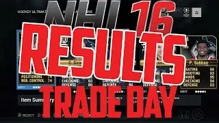 NHL 16: 2.5 Million Trade Day Results!