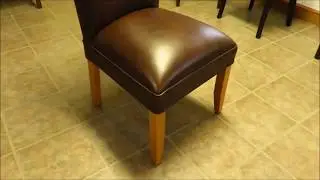Amish Upholstered Parsons Dining Room Chair