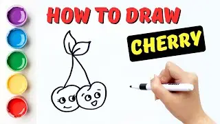 You Won't BELIEVE How Simple Drawing Cherry Can Be! (Must Watch)