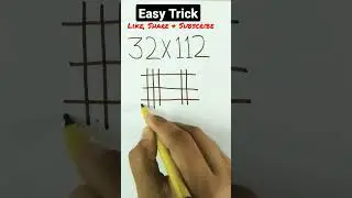 Multiplication using lines || Trick to Multiply Easily #maths #tricks #viral #shorts #shortsfeed