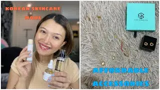 My new korean skin care haul & affordable/classy everyday accessories