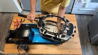 Stringing my RF 97 Autograph tennis racquet 