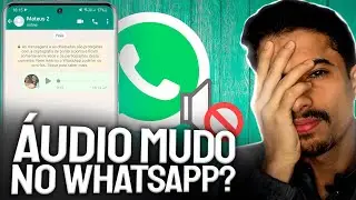 Áudio do WHATSAPP ficou MUDO? APRENDA RESOLVER!