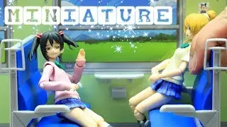 【ミニチュア】ボックスシート・青 開封 | 鉄道小物シリーズ | Tomytec | Figma | 1/12スケール