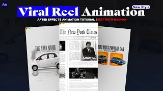 Edit Viral Insta Reels in New Style | Clean Style Infographic Reel | After Effects Tutorial | Part 6