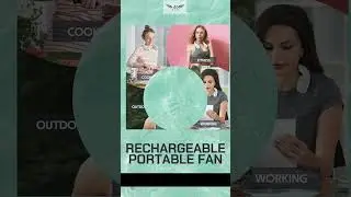 Best Smart Cooling Neck Fan | 15 Years Warranty | 9000mAh Rechargeable Portable Fan