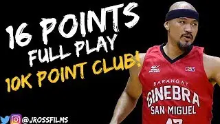Mark Caguioa HiSTORiC 16 Points / 10K Points Club Full Highlights vs. NLEX | (10/6/2018)