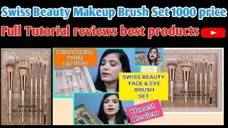 🥰 Beginners&rsquo; Budget-Friendly Full Face Makeup | Swiss Beauty Brushes Only ₹1000!