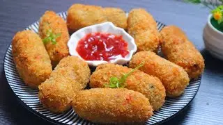 FAST, EASY & Delicious Potato Snacks Using Only 2 Potatoes ! Crispy Potato Bites