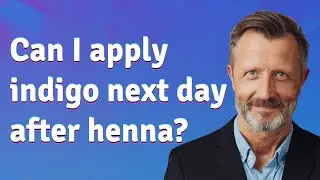 Can I apply indigo next day after henna?
