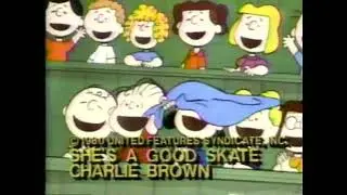Partial Garfield In Paradise/She's A Good Skate Charlie Brown promos and CBS ident (1987-1988)