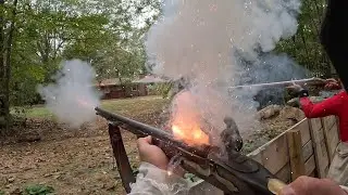 American Revolution Battle Tactics Recreated | Black Powder Firelocks in Action #history #military