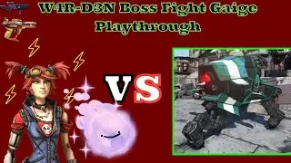 Borderlands 2 W4R-D3N Boss Fight Gaige Playthrough