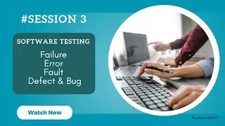 Software Testing Terms Explained Simply | Error, Fault, Defect, Bug & Failure