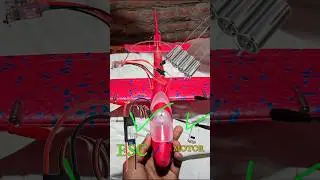 ✅ Test coreless motor with 30a brush esc | hobby Eagle brush esc | coreless motor plane | hand throw