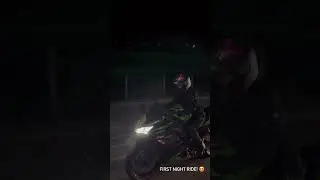 Robb Guinto on her first motorcycle night ride 🏍🏍🏍